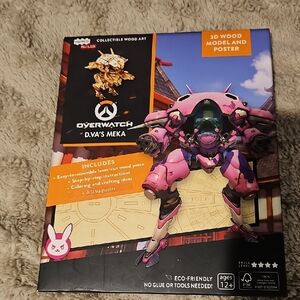 Loot Crate Overwatch D.Va MEKA Model Kit - Pink and Orange